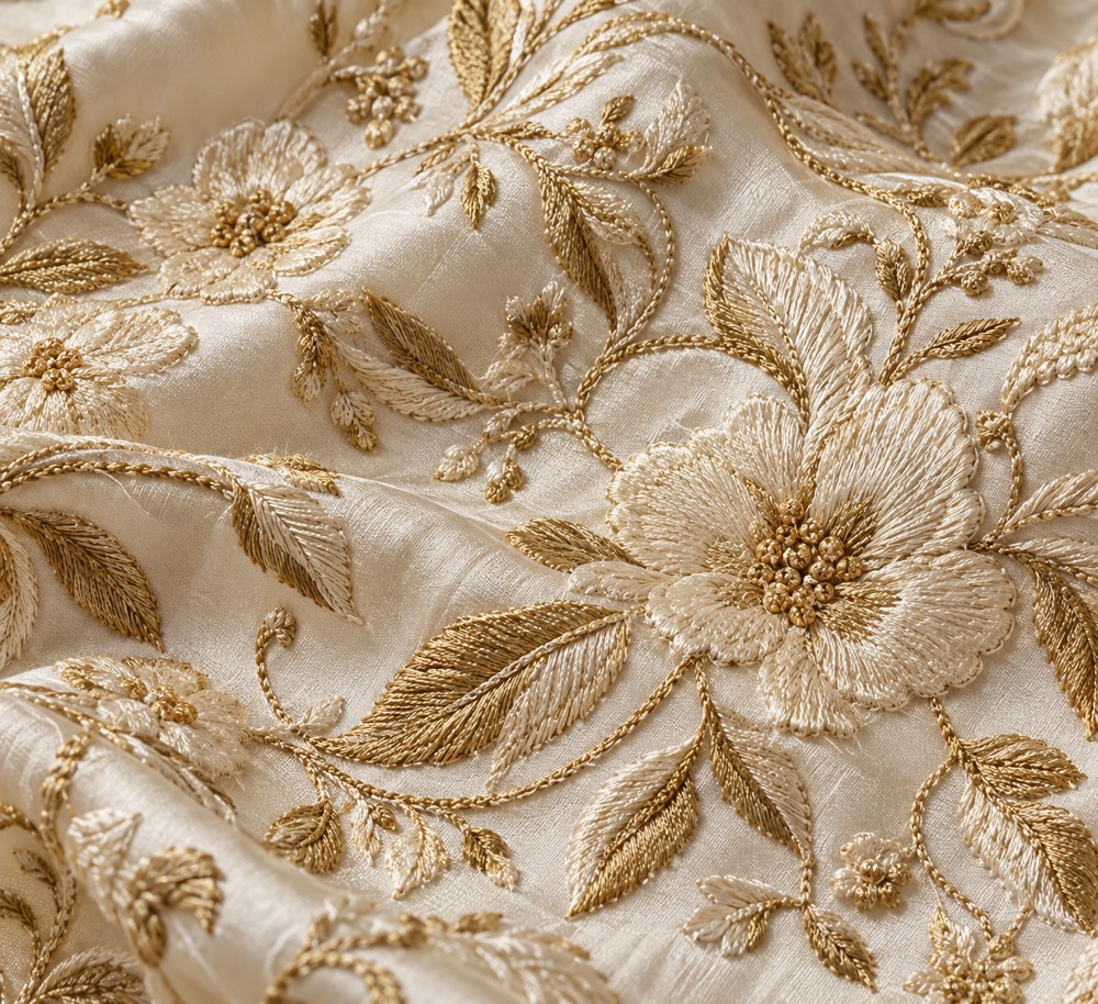 Embroidery material detail